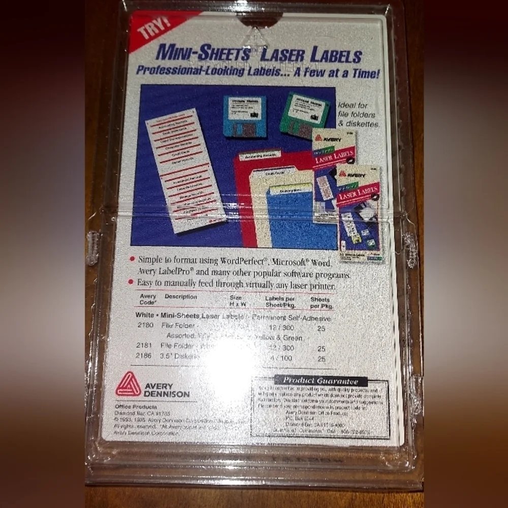 AVERY® Printable Removable Color-Coding Labels, 3/4